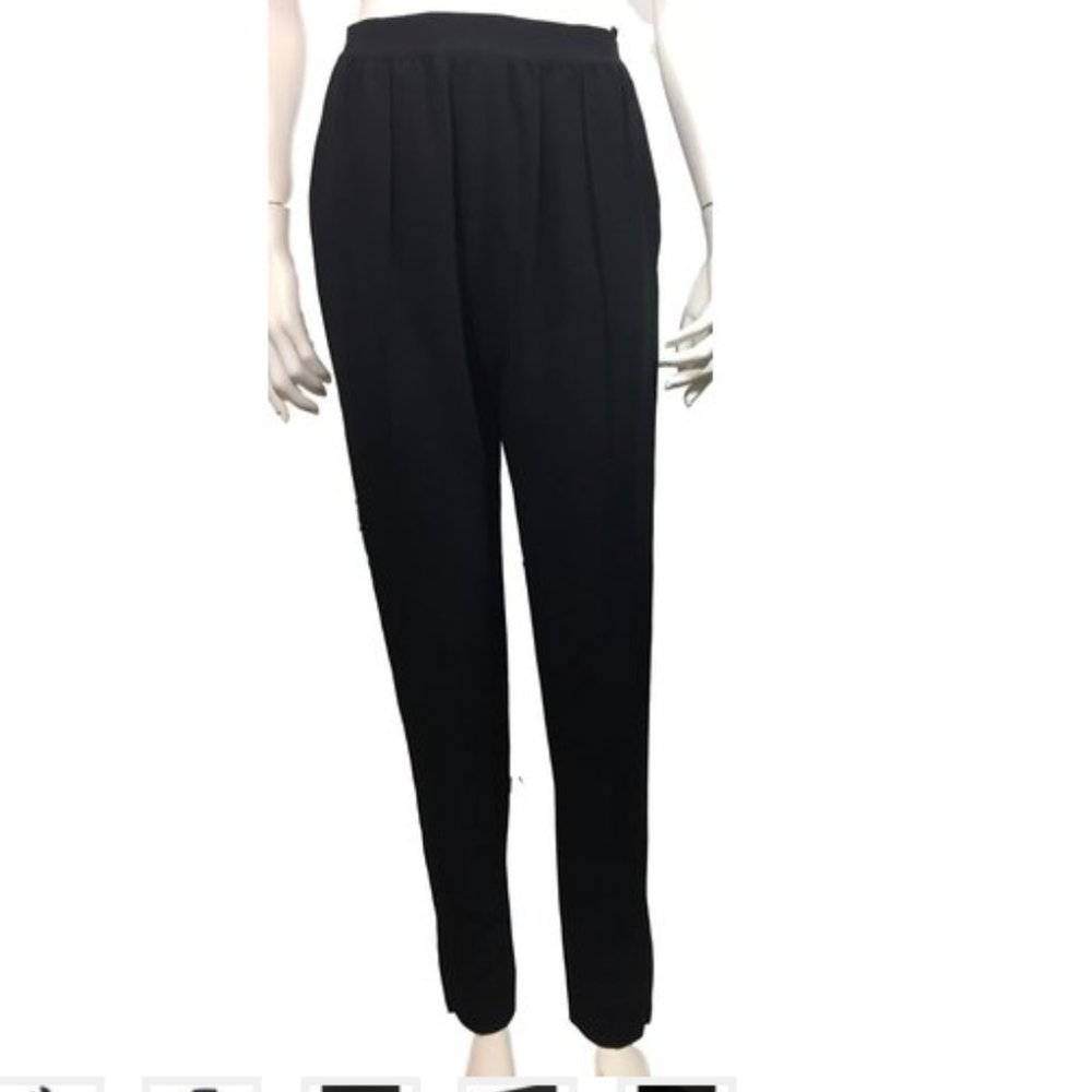 Céline  BlackTrousers 100% Viscose  size 36